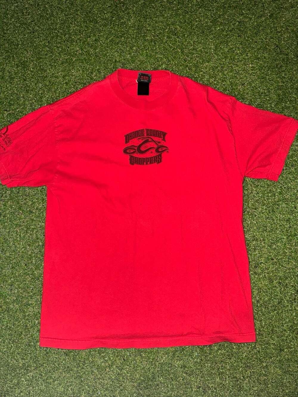Orange County Choppers T-Shirt Size XL Red Motorcycle Graphic Tee